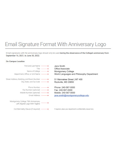 email signature format with logo