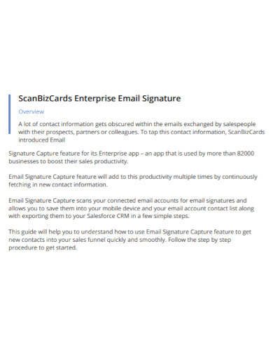 enterprise email signature