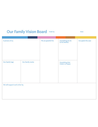 family vision board