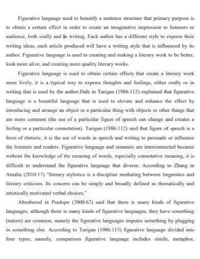 figurative language in pdf