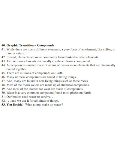graphic transition compounds