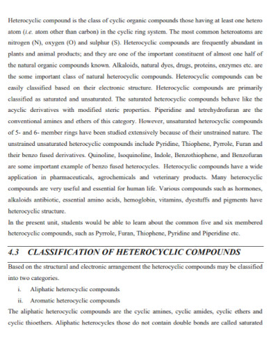 heterocycle compounds