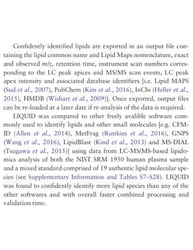 identifying lipids in pdf