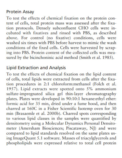lipids extraction and analysis
