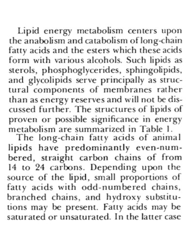 lipids template