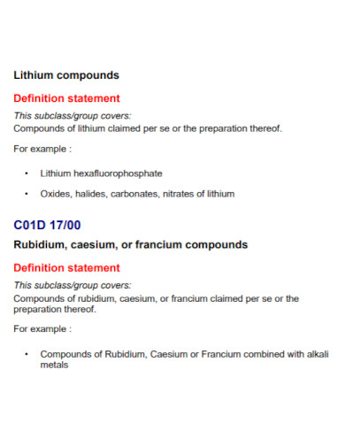 lithium compounds