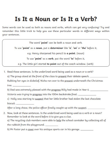 noun and verb