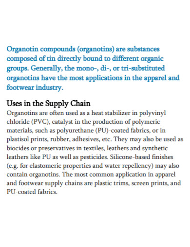 organotin compounds