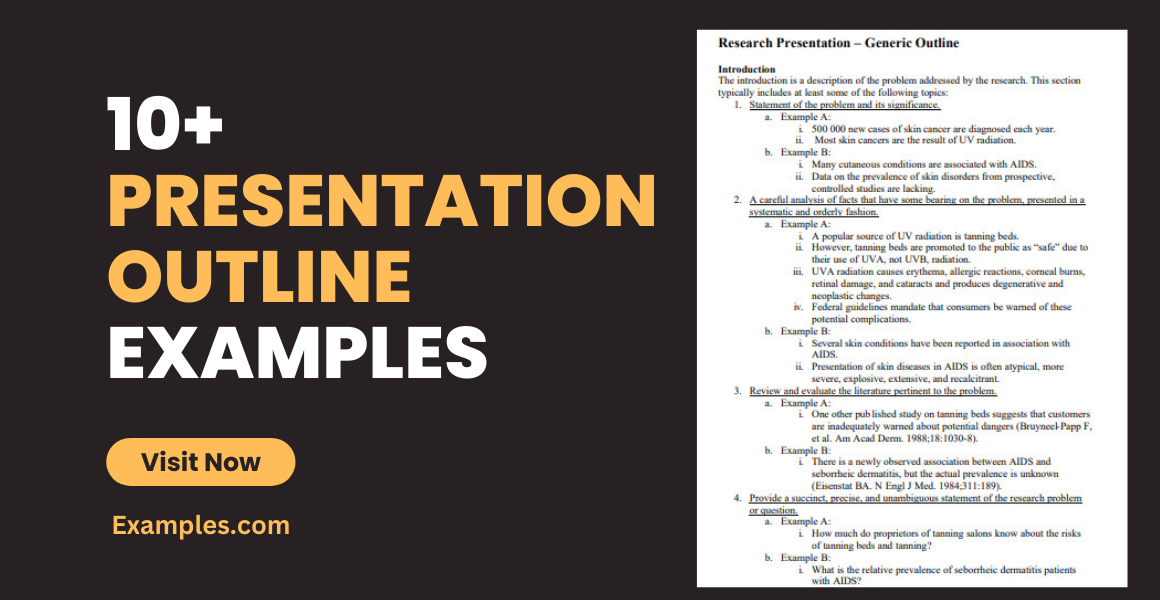 What Is A Presentation Outline At Stanley Call Blog