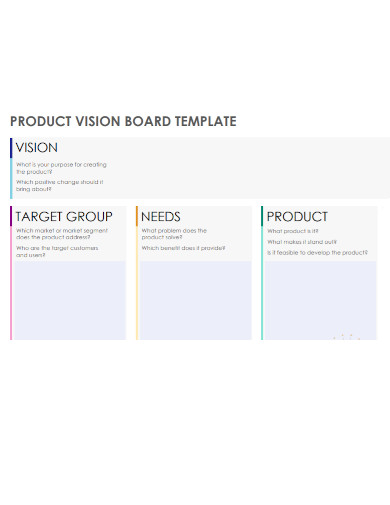 product vision board smartsheet