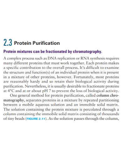 proteins purification