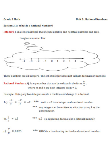 rational numbers example