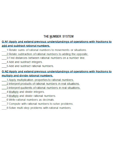 rational numbers system in doc