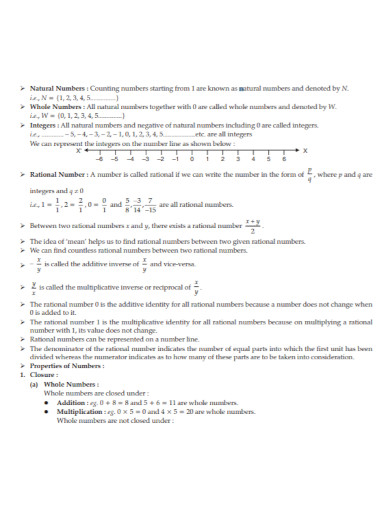 rational numbers system