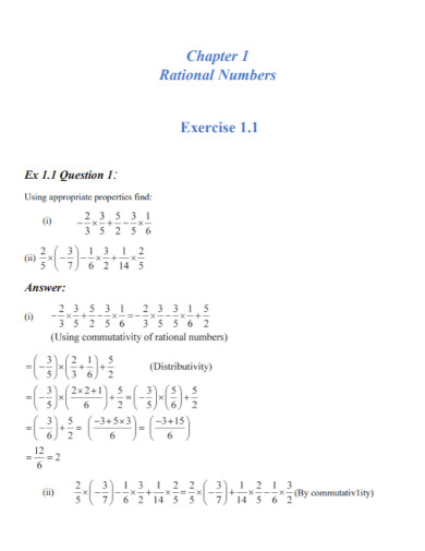 rational numbers for school