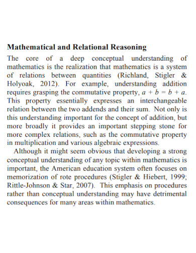 reasoning rational numbers