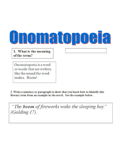 sample onomatopoeia in doc