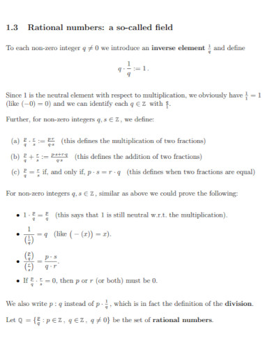 sample rational numbers example