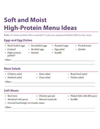 soft and moist proteins