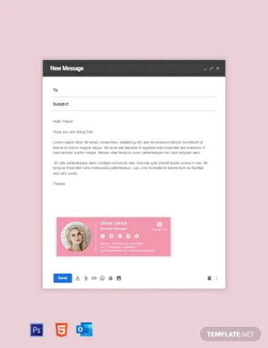 spa email signature template