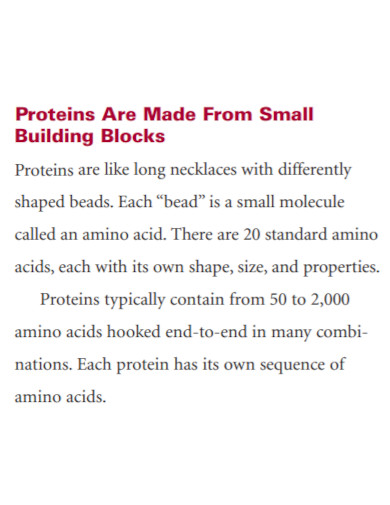 standard proteins