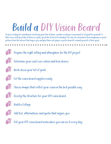 Vision Board - 100+ Examples, Format, Pdf | Examples