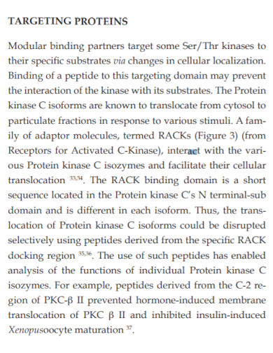 targeting proteins