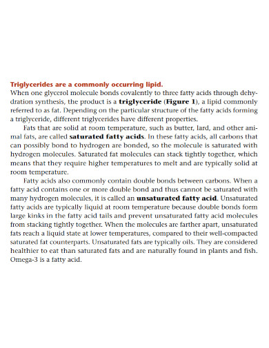 triglycerides lipids