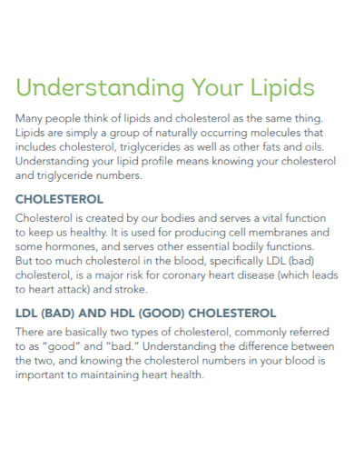 understanding lipids