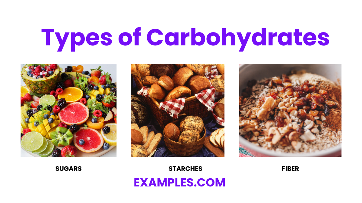 what are the types of carbohydrates