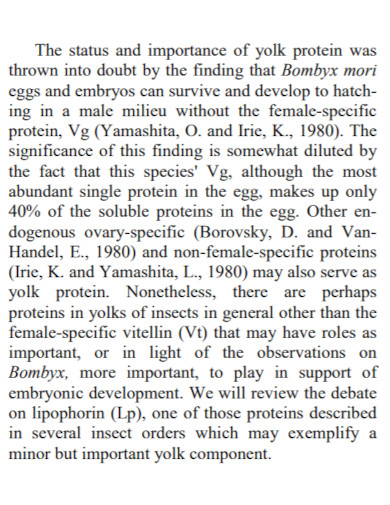 yolk proteins