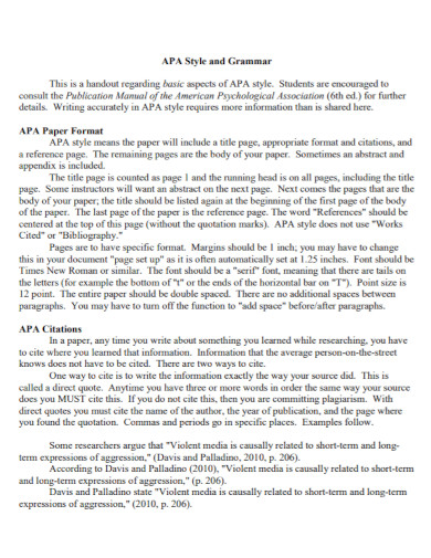 24+ APA Format Book - Examples, PDF | Examples