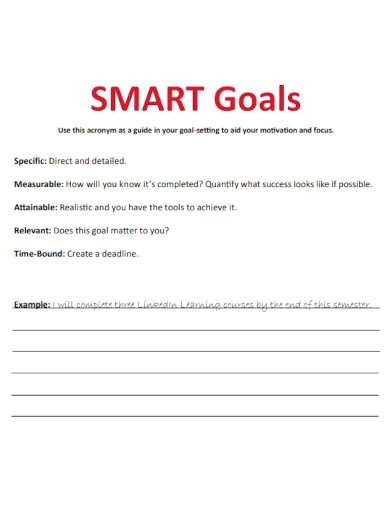 academic smart goals