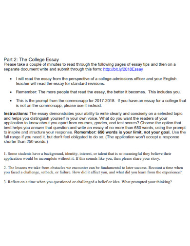 basic college essay in pdf