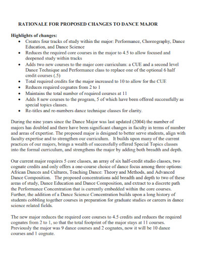 dance proposal in pdf
