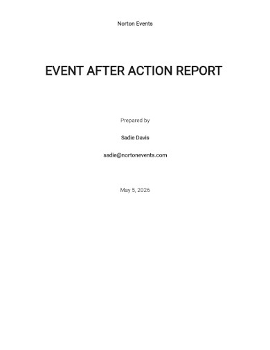 event after action report template