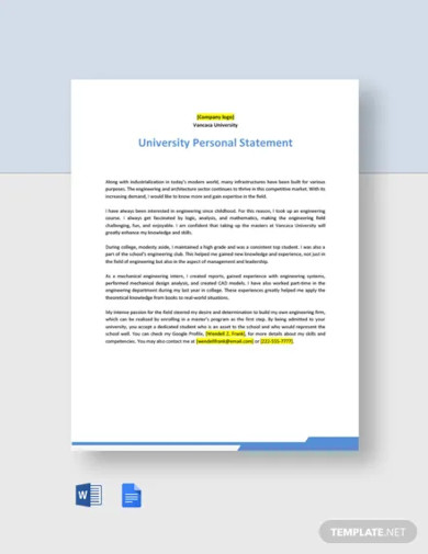 university of michigan personal statement examples