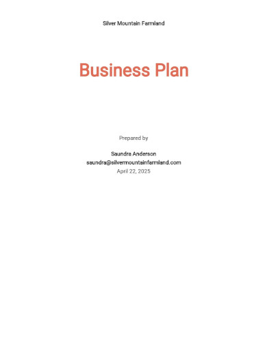 small vegetable farm business plan