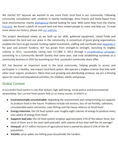 small scale vegetable farm business plan pdf download