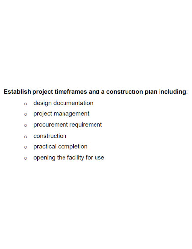 basic construction project planning checklist