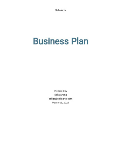 Business Plan Budget Template