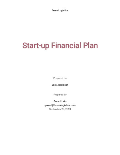 Business Start-Up Project Plan Template