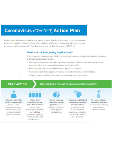 coronavirus covid 19 action plan example