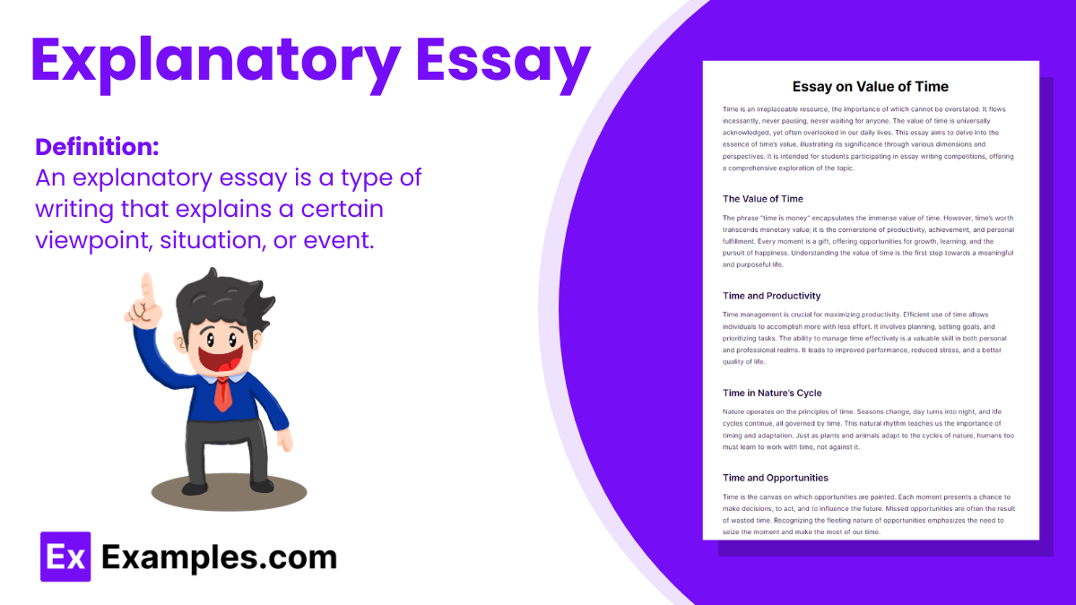 explanatory essay purpose