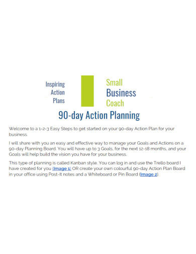 small business 90 day action planning
