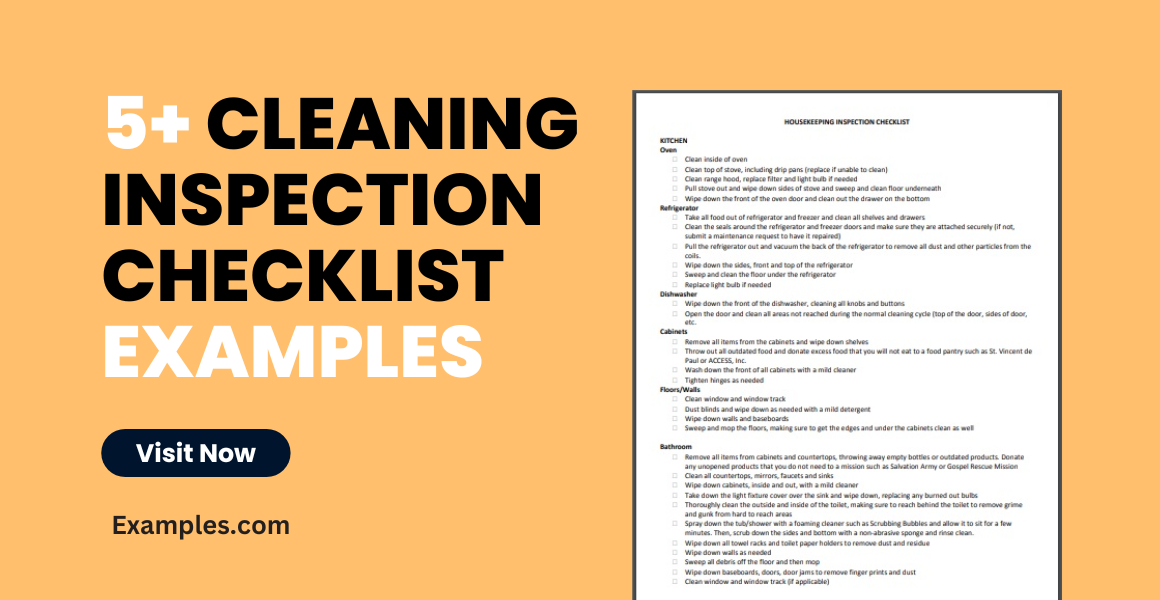Kitchen Exhaust Hood Cleaning, Checklist Procedure