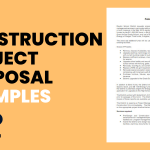 Construction Project Proposal Examples