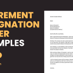 Retirement Resignation Letter Examples