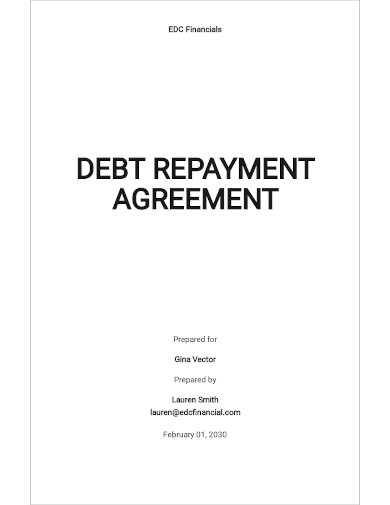 debt repayment agreement