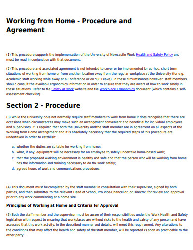 simple work from home confidentiality agreement